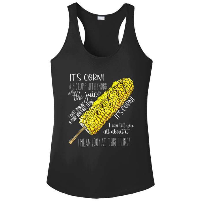 It’S Corn A Big Lump With Knobs It Has The Juice Ladies PosiCharge Competitor Racerback Tank