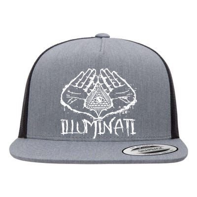 Illuminati Confirmed All Seeing Eye Truther Flat Bill Trucker Hat