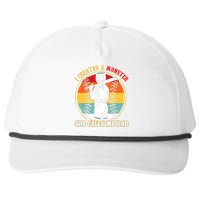 I Created A Monster She Call Me Dad Softball Baseball Lover Snapback Five-Panel Rope Hat