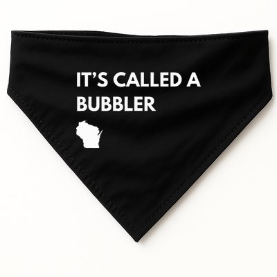 ItS Called A Bubbler Wisconsin Pride Design USA-Made Doggie Bandana