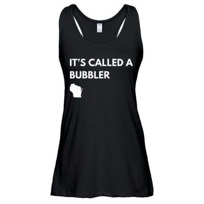 ItS Called A Bubbler Wisconsin Pride Design Ladies Essential Flowy Tank