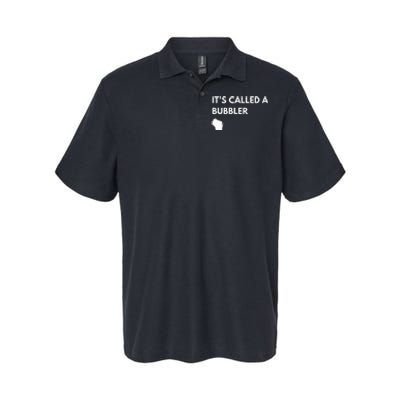 ItS Called A Bubbler Wisconsin Pride Design Softstyle Adult Sport Polo