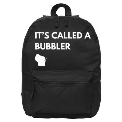 ItS Called A Bubbler Wisconsin Pride Design 16 in Basic Backpack