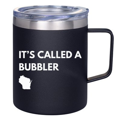 ItS Called A Bubbler Wisconsin Pride Design 12oz Stainless Steel Coffee Mug
