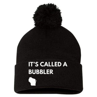 ItS Called A Bubbler Wisconsin Pride Design Pom Pom 12in Knit Beanie