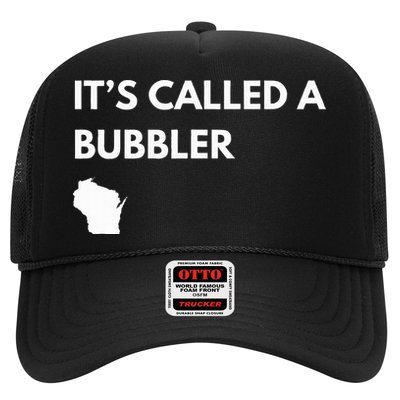 ItS Called A Bubbler Wisconsin Pride Design Trucker Hat