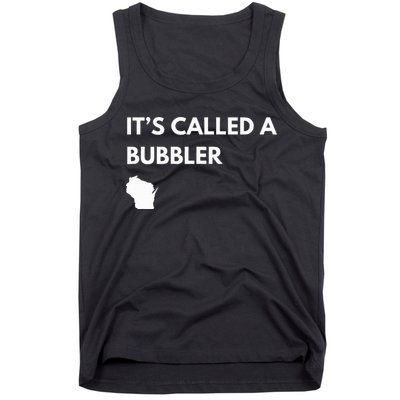 ItS Called A Bubbler Wisconsin Pride Design Tank Top