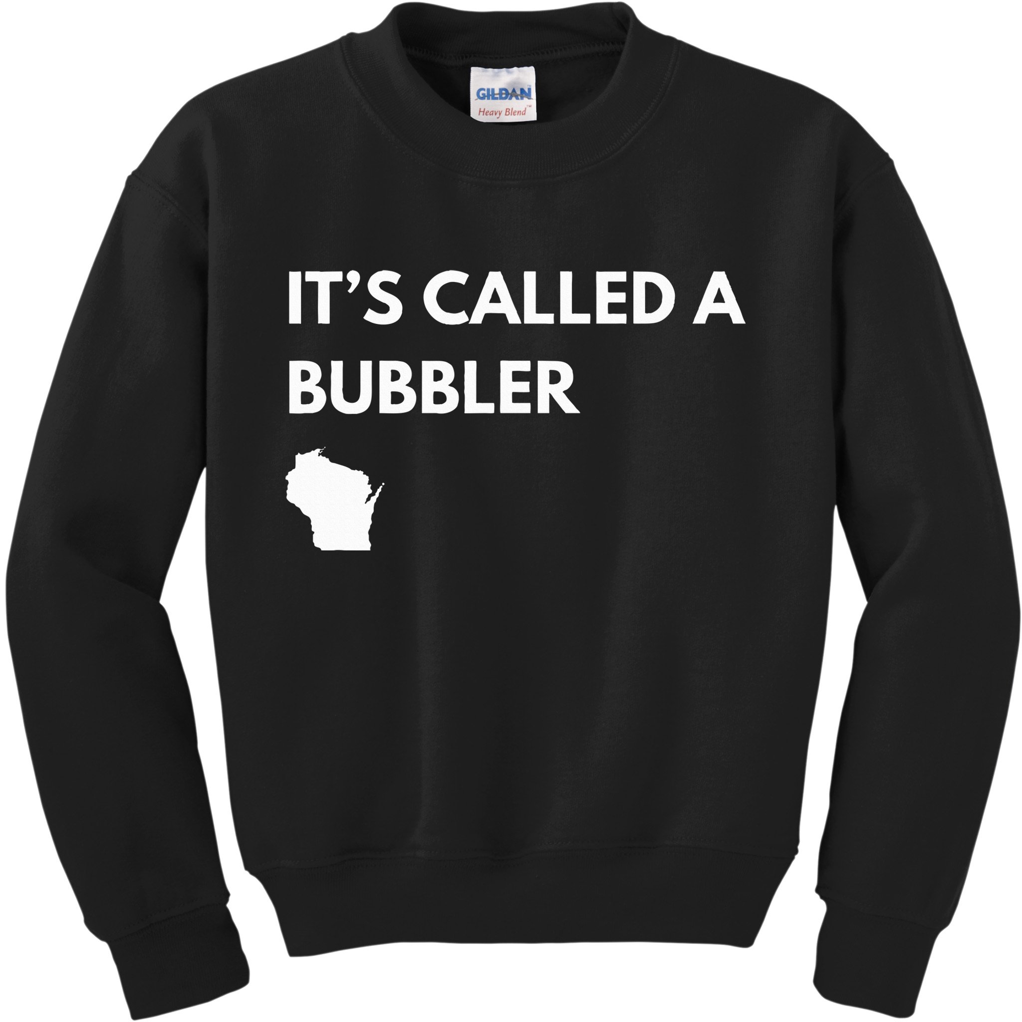 ItS Called A Bubbler Wisconsin Pride Design Kids Sweatshirt