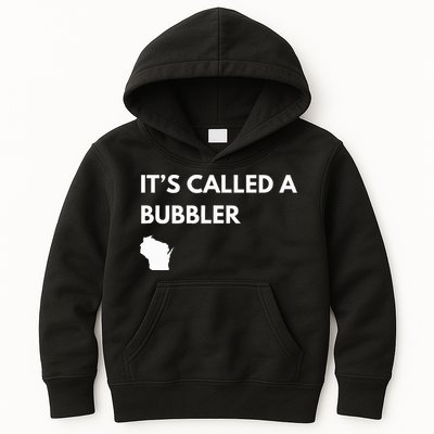 ItS Called A Bubbler Wisconsin Pride Design Kids Hoodie