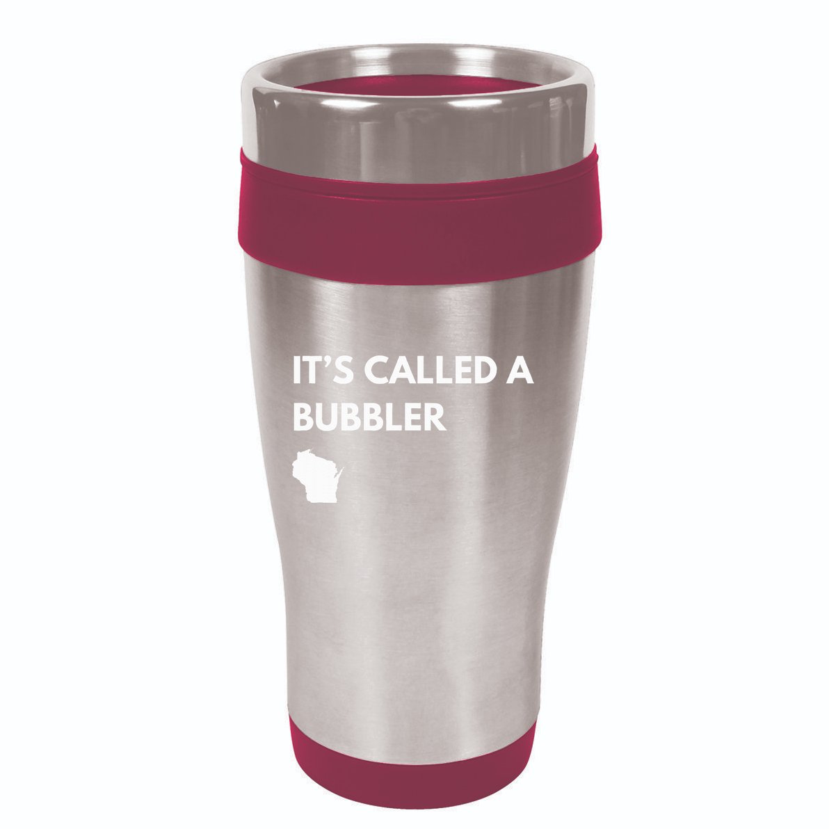 ItS Called A Bubbler Wisconsin Pride Design 16oz Travel Tumbler