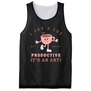 I Cry A Lot But I Am So Productive Taylor Lyrics Ttpd Mesh Reversible Basketball Jersey Tank