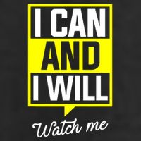 I Can And I Will Watch Me Motivational Inspirational Quote 15oz Campfire Ceramic Mug
