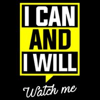 I Can And I Will Watch Me Motivational Inspirational Quote Visor