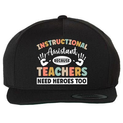Instructional Coach Activity Instructional Assistant Wool Snapback Cap