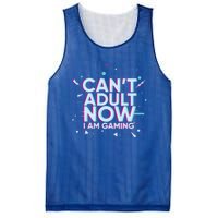 I Cant Adult Now I Am Gaming Gaming Instead Of Adult Gift Mesh Reversible Basketball Jersey Tank