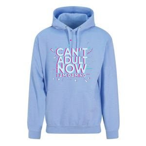 I Cant Adult Now I Am Gaming Gaming Instead Of Adult Gift Unisex Surf Hoodie