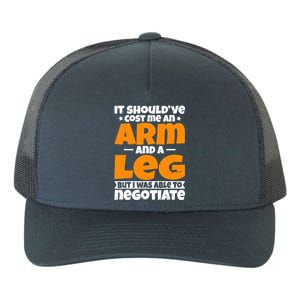 It Cost an Arm and a Leg - Funny Amputation Leg Amputee Yupoong Adult 5-Panel Trucker Hat