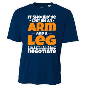 It Cost an Arm and a Leg - Funny Amputation Leg Amputee Cooling Performance Crew T-Shirt