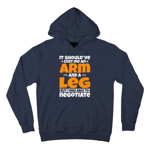 It Cost an Arm and a Leg - Funny Amputation Leg Amputee Hoodie