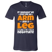 It Cost an Arm and a Leg - Funny Amputation Leg Amputee V-Neck T-Shirt