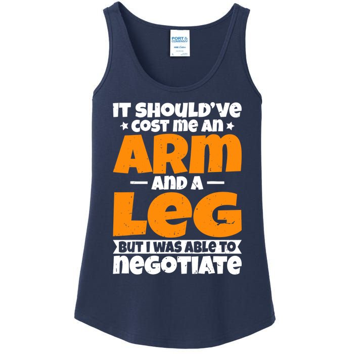 It Cost an Arm and a Leg - Funny Amputation Leg Amputee Ladies Essential Tank