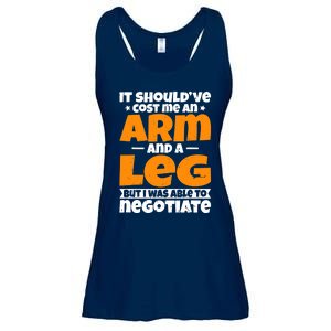 It Cost an Arm and a Leg - Funny Amputation Leg Amputee Ladies Essential Flowy Tank