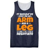 It Cost an Arm and a Leg - Funny Amputation Leg Amputee Mesh Reversible Basketball Jersey Tank