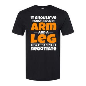 It Cost an Arm and a Leg - Funny Amputation Leg Amputee Softstyle CVC T-Shirt