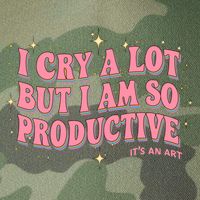 I Cry A Lot But I Am So Productive Its An Art Ttpd Taylor Lover Legacy Tie Dye Trucker Hat