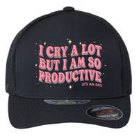 I Cry A Lot But I Am So Productive Its An Art Ttpd Taylor Lover Flexfit Unipanel Trucker Cap