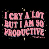I Cry A Lot But I Am So Productive Its An Art Ttpd Taylor Lover Drawstring Bag
