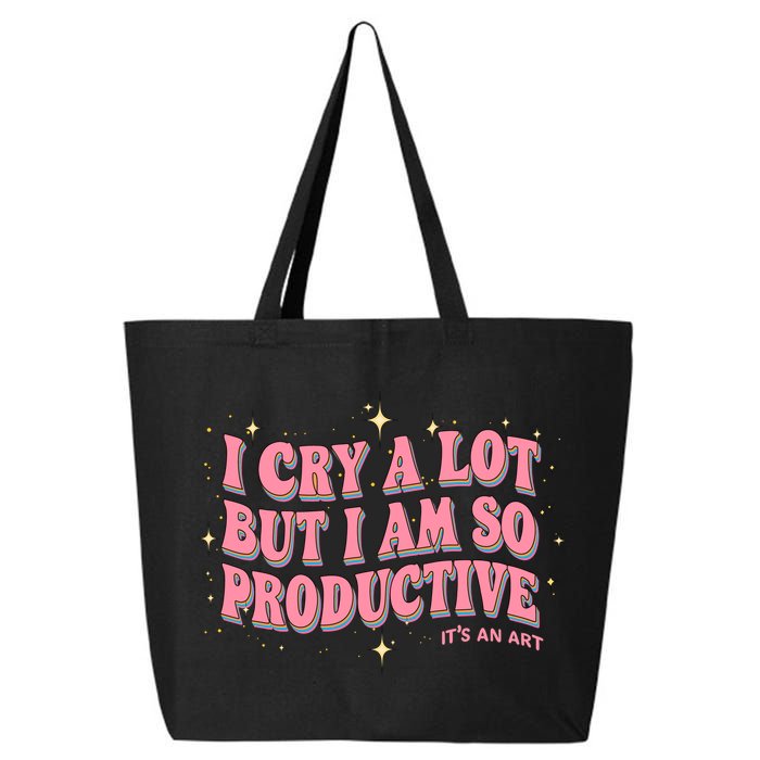 I Cry A Lot But I Am So Productive Its An Art Ttpd Taylor Lover 25L Jumbo Tote