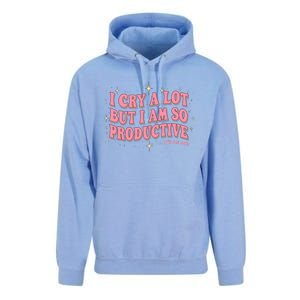 I Cry A Lot But I Am So Productive Its An Art Ttpd Taylor Lover Unisex Surf Hoodie