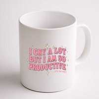 I Cry A Lot But I Am So Productive Its An Art Ttpd Taylor Lover Mug