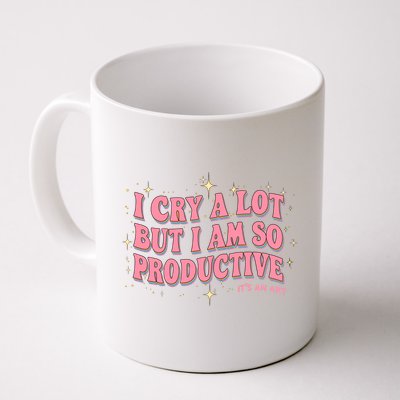 I Cry A Lot But I Am So Productive Its An Art Ttpd Taylor Lover Mug