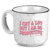 I Cry A Lot But I Am So Productive Its An Art Ttpd Taylor Lover 15oz Campfire Ceramic Mug
