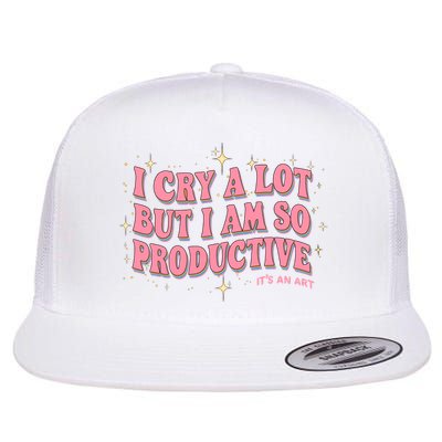 I Cry A Lot But I Am So Productive Its An Art Ttpd Taylor Lover Flatbill Hat