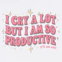 I Cry A Lot But I Am So Productive Its An Art Ttpd Taylor Lover Flatbill Hat