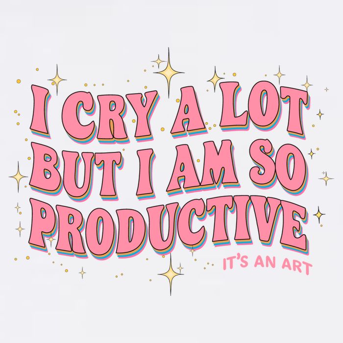 I Cry A Lot But I Am So Productive Its An Art Ttpd Taylor Lover Flatbill Hat