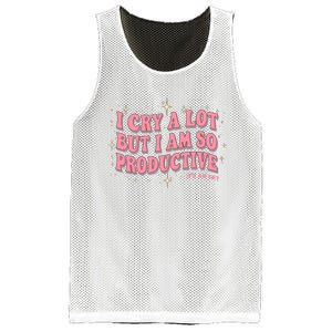 I Cry A Lot But I Am So Productive Its An Art Ttpd Taylor Lover Mesh Reversible Basketball Jersey Tank