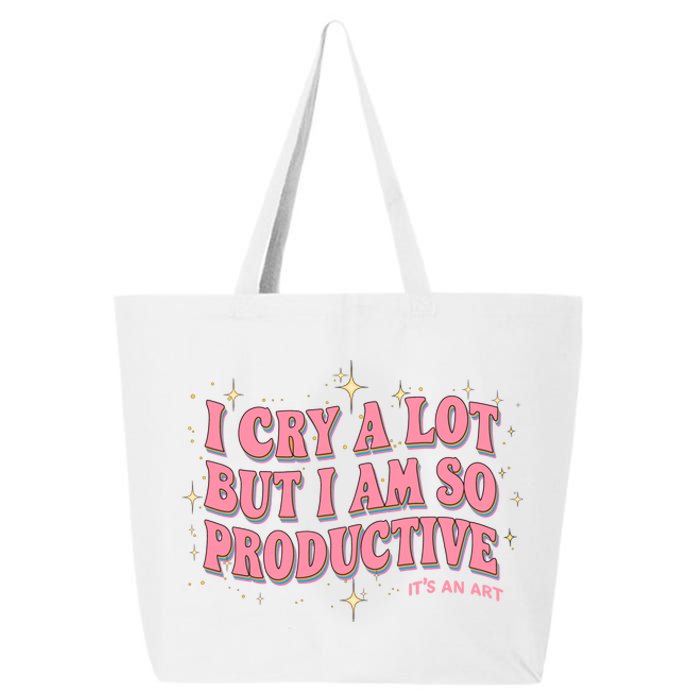 I Cry A Lot But I Am So Productive Its An Art Ttpd Taylor Lover 25L Jumbo Tote