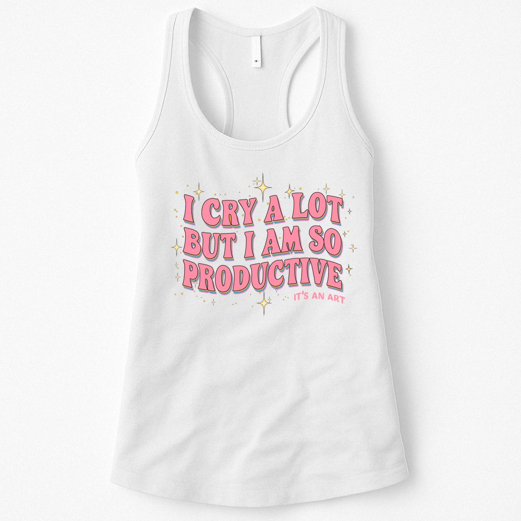 I Cry A Lot But I Am So Productive Its An Art Ttpd Taylor Lover Womens Tank Top
