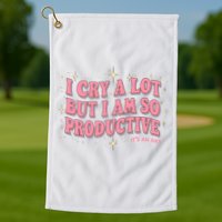 I Cry A Lot But I Am So Productive Its An Art Ttpd Taylor Lover Golf Towel