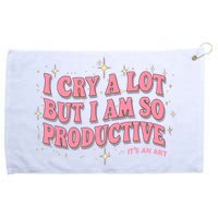 I Cry A Lot But I Am So Productive Its An Art Ttpd Taylor Lover Grommeted Golf Towel