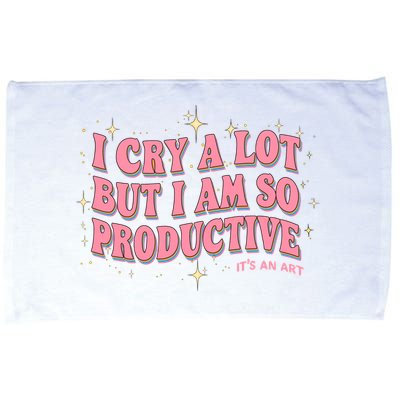 I Cry A Lot But I Am So Productive Its An Art Ttpd Taylor Lover Microfiber Hand Towel