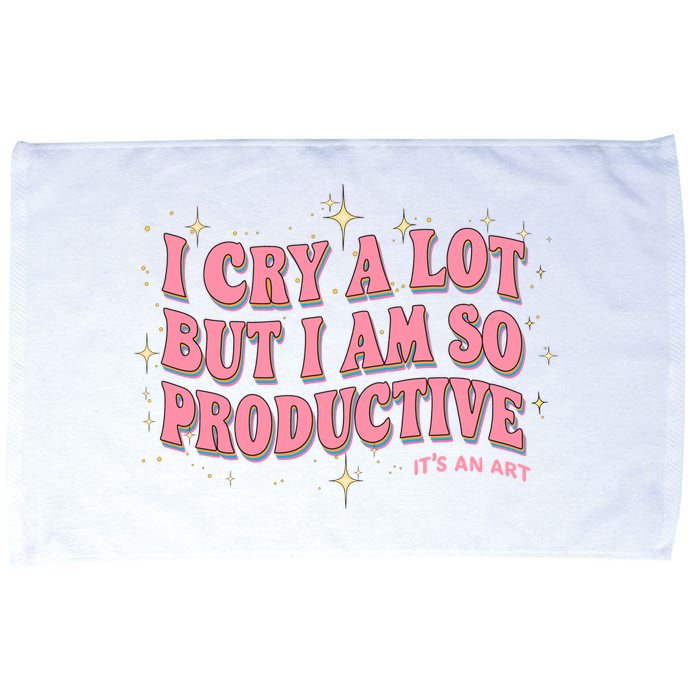 I Cry A Lot But I Am So Productive Its An Art Ttpd Taylor Lover Microfiber Hand Towel