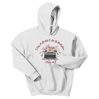 I Cry A Lot But I Am So Productive ItS An Art Ttpd Taylor Lover Kids Hoodie