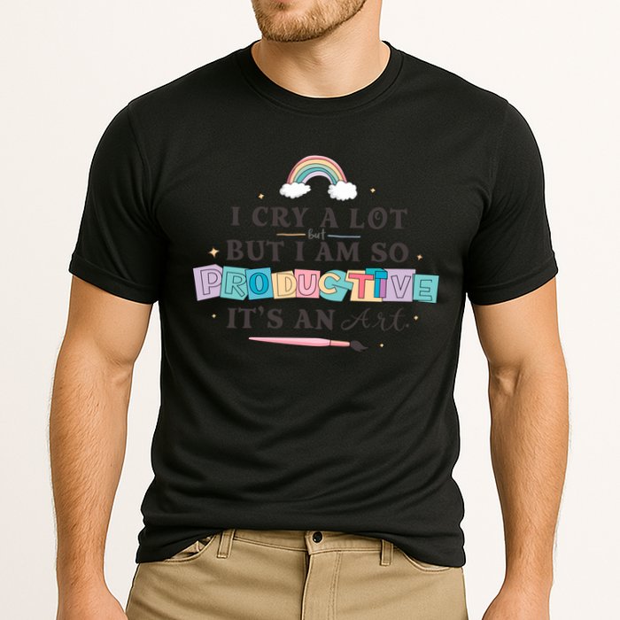 I Cry A Lot I Am So Productive ItS An Art Ttpd Taylor Lover Cooling Performance Crew T-Shirt