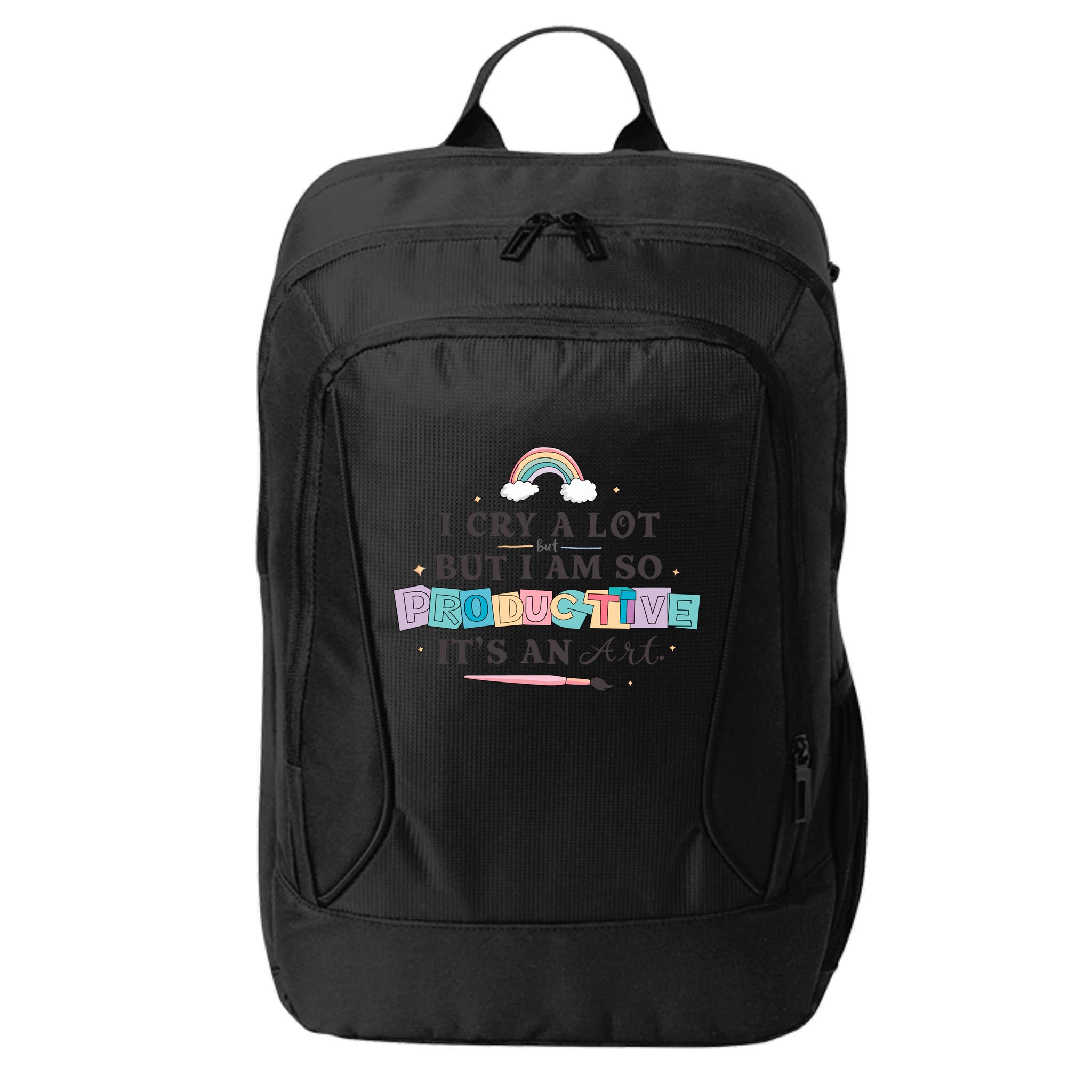 I Cry A Lot I Am So Productive ItS An Art Ttpd Taylor Lover City Backpack