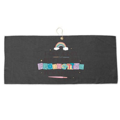 I Cry A Lot I Am So Productive ItS An Art Ttpd Taylor Lover Large Microfiber Waffle Golf Towel